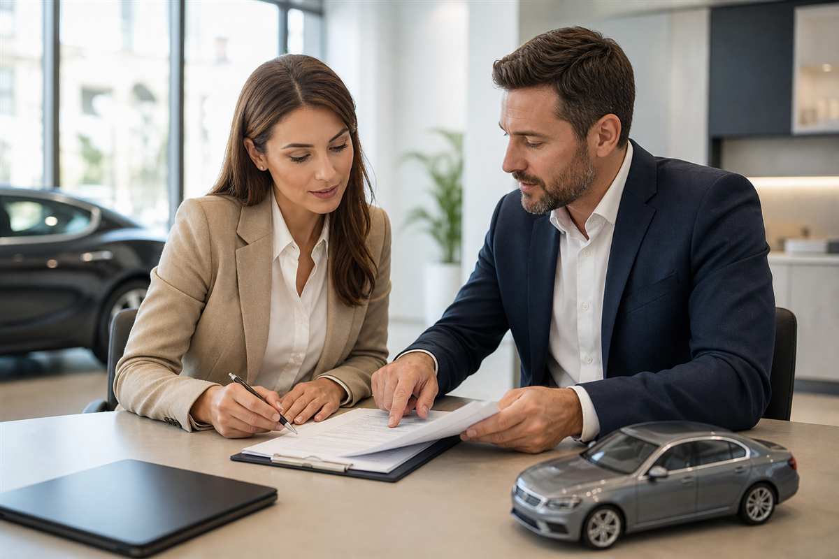 Reunião de consultoria automotiva